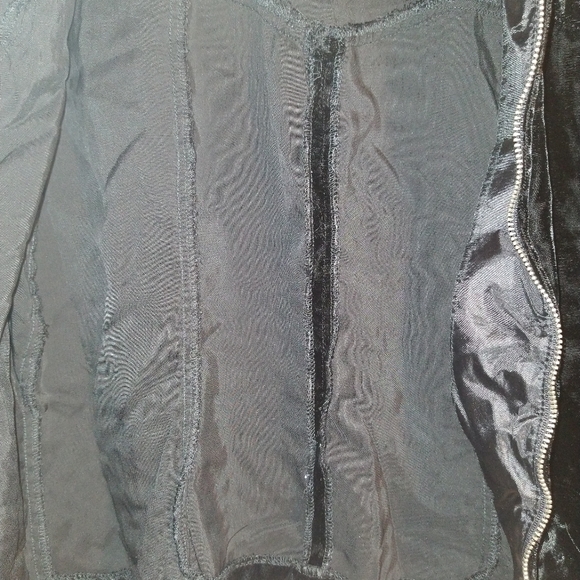 Coldwater creek velvet jacket - Picture 3 of 9